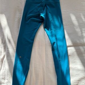 Lululemon Teal High-Waisted Leggings